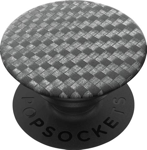 Popsockets Popgrip Cell Phone Grip Stand Carbonite Weave