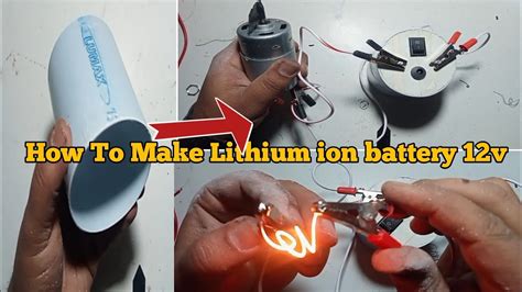 How To Make Lithium Ion Battery 12v 12v Lithium Ion Battery Kaise Banaye Youtube