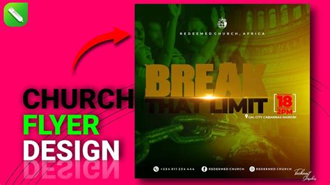 How To Design Church Flyer Coreldraw 2023 Youtube