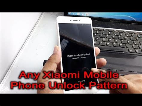 How To Unlock Xiaomi Redmi Note Forget Pin Pattern Password Youtube