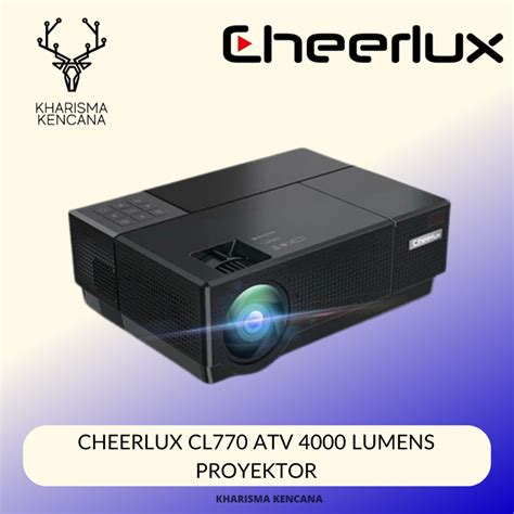 Jual Cheerlux Cl Atv Lumens Proyektor Shopee Indonesia