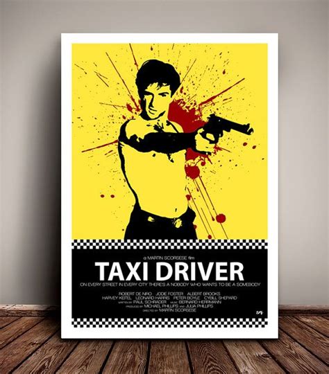 Taxi Driver Robert De Niro Martin Scorsese Minimalist Etsy