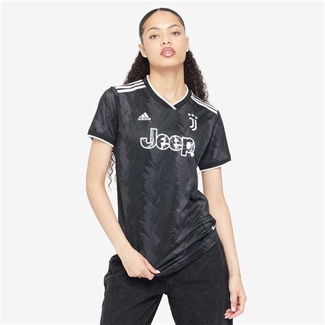 Adidas Juventus Damen Ausw Rtstrikot Schwarz Wei Carbon