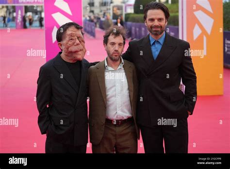 Adam Pearson Aaron Schimberg Sebastian Stan Attending The Premiere Of