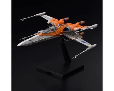 Bandai Star Wars Scale Poe S X Wing Fighter Plastic Model Kit