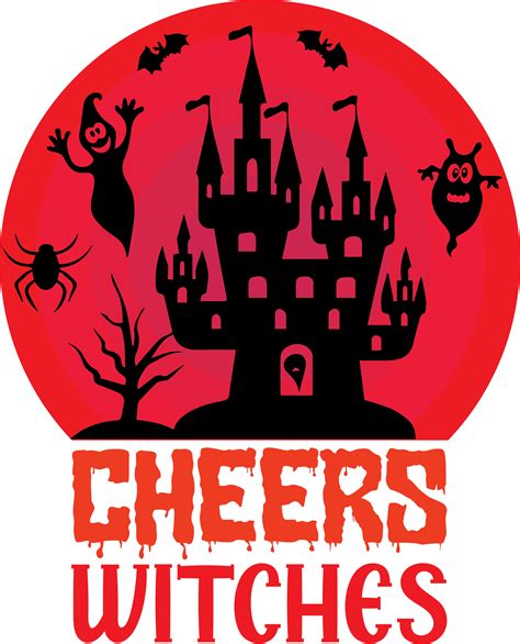 Cheers Witches Svg Halloween Coffee Sublimation Svg Hallow Inspire Uplift