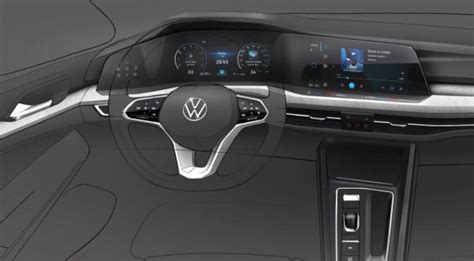 Volkswagen Golf Mk8 Bakal Miliki Interior Yang Futuristis - AutonetMagz