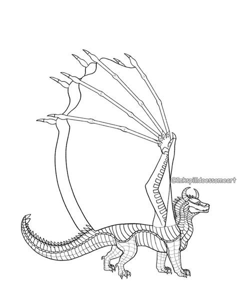 Ftu Mudwing Base For Wings Of Fire Art