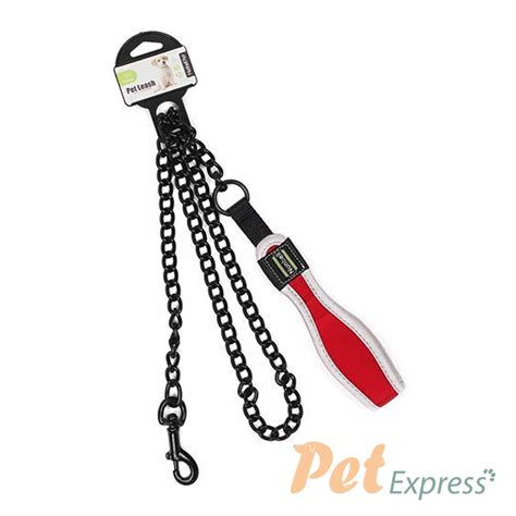 Nunbell Black Chain Dog Leash Pet Express Egypt