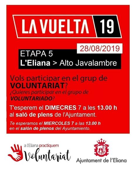 El Ayuntamiento De L Eliana Abre Un Grupo De Voluntariado Para