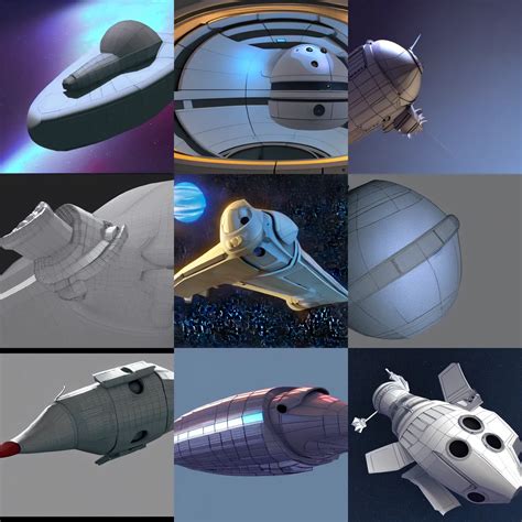 A D Render Of A Spaceship Renderman Stable Diffusion Openart