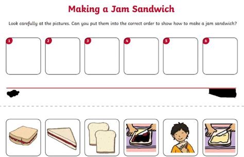 Sandwich Making Interactive Worksheet Sandwiches Jam Sandwich How