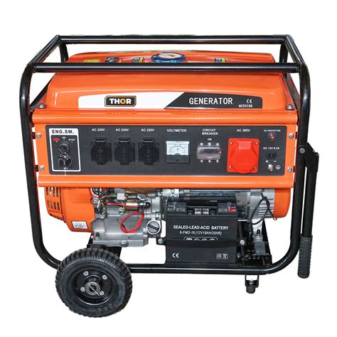 Generator electric pe benzina 220-380V 7.2KW 50Hz cu ATS si pornire ...