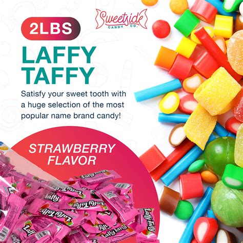 Laffy Taffy Laffy Taffy Candy Strawberry Flavors Chewy And Tangy