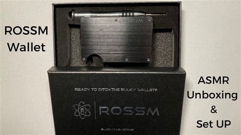 Rossm Wallet Asmr Unboxing And Set Up Youtube