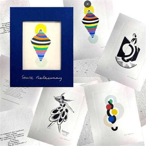 Lot SONIA DELAUNAY COFFRET DE 4 LITHOGRAPHIES II