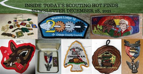 Scout Patch Collectors Tuesday Scouting Hot Finds Newsletter December