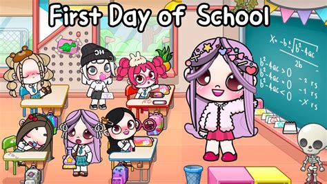 First Day Of School In Avatar World 🏫🧸💓 Toca Life Story Toca Boca