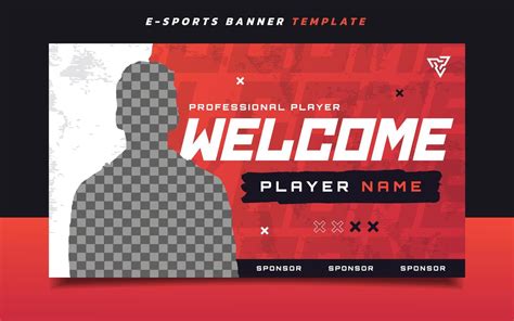 New Player E-sports Gaming Banner Template for Social Media 8556135 Vector Art at Vecteezy