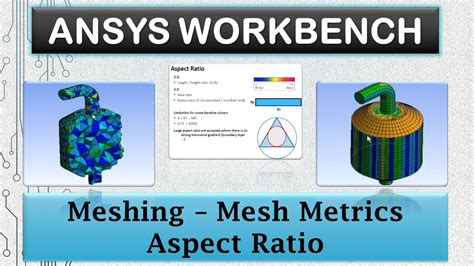 ANSYS Meshing Mesh Metrics Aspect Ratio 33 YouTube