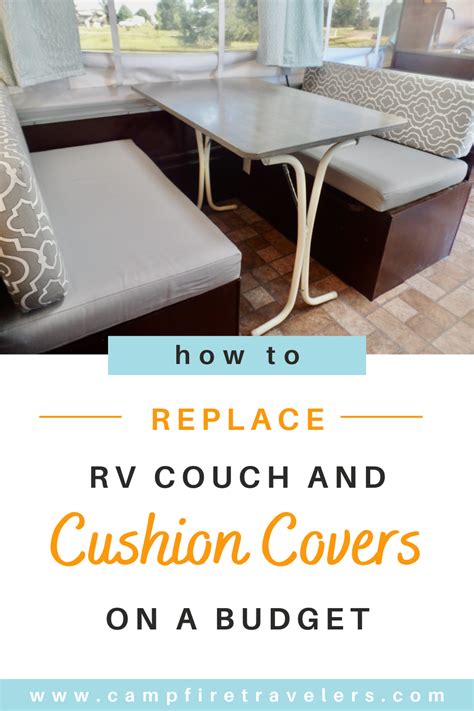 Rv Camper Cushion Covers Upholstery For Rvs Campers Motor