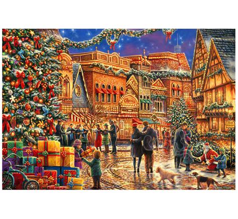 Bluebird Christmas At The Town Square Puzzle 1000pcs Puzzles Canada