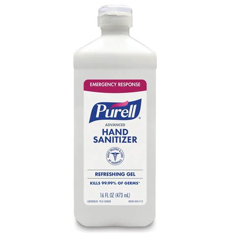 Purell Advanced Fresh Scent Gel Hand Sanitizer 16 Oz Bottle