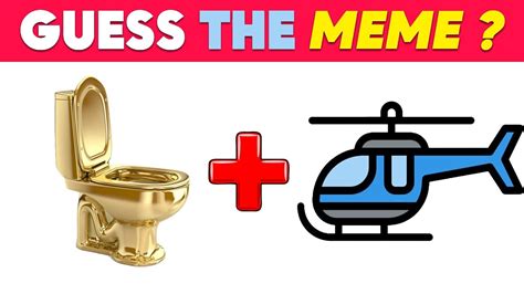 Guess The Skibidi Toilet Meme By Emoji Skibidi Toilet Animation