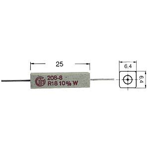 5W AXIAL 270 5 W Wirewound Resistor Series 2088 270 Ohms At