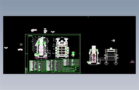 450轧机装配图autocad 2000模型图纸下载 懒石网