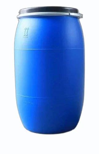 L Hdpe Closed Mouth Drum At Rs Piece Hdpe Blue Drum In