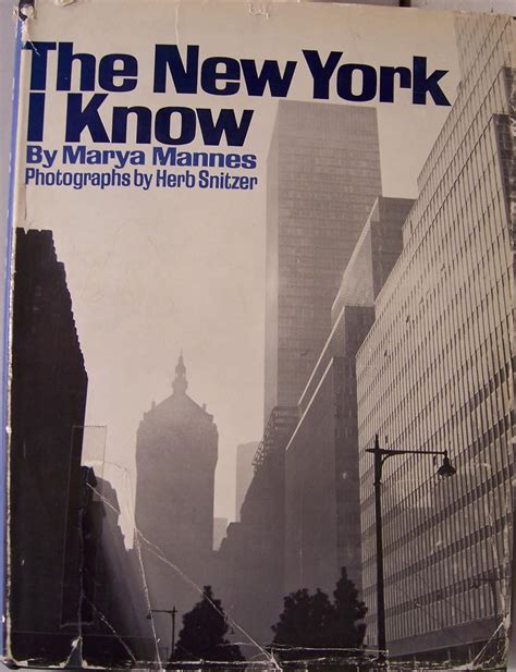 The New York I Know Marya Mannes Herb Snitzer Amazon Books