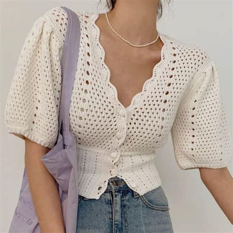 Lovemi Western Style Hollow Chain Link Flower Crochet Clothes