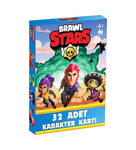 Brawl Stars Büyük Hesaplaşma Kutu Oyunu ve Karakter Kartları 32 Adet