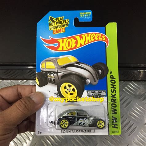 RESERVED Hot Wheels CUSTOM VOLKSWAGEN BEETLE Unpainted Mooneyes