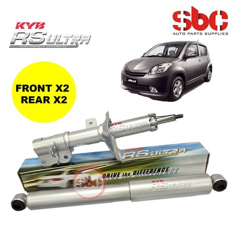 Sbc Auto Kyb Rs Ultra Absorber Perodua Myvi Front Rear Lh