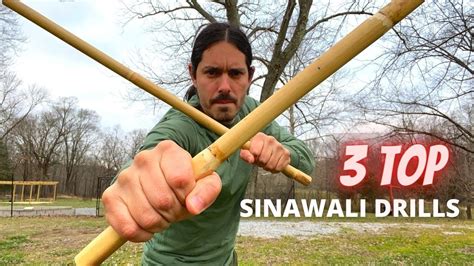 Best 3 Sinawali Double Stick Drills Kali Escrima Arnis Filipino