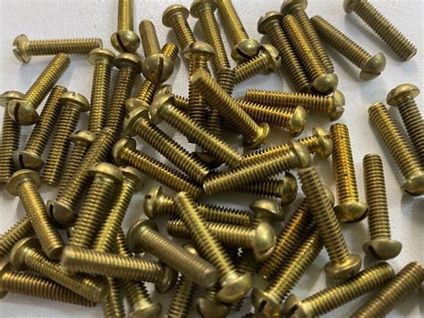 Brass BA Round Screws Head Machine Bolt Engineer Steam 0BA 2BA 4BA 5BA