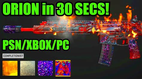 New Orion Poly In 30 Secs Psn Xbox Pc Instant Mw2 Camo Glitch Mw2