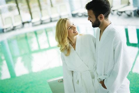 Couple enjoying spa wellness treatments — Stock Photo © nd3000 #130002652