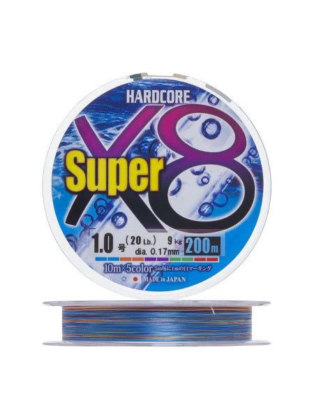 Шнур плетёный для рыбалки Duel Hardcore PE X Super мультиколор м купить на OZON по низкой