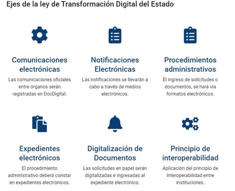 Normas técnicas de Ley de Transformación Digital del Estado