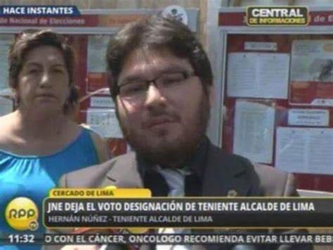 Jne Deja Al Voto Designaci N De Teniente Alcalde De Lima Rpp Noticias