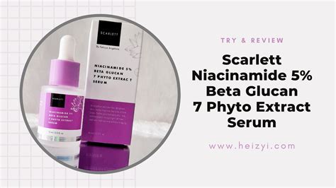 Review Scarlett Niacinamide Beta Glucan Phyto Extract Serum