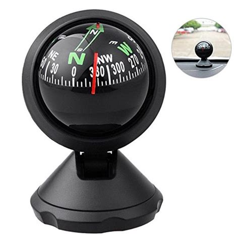 Multifunction Universal Car Compass Pocket Mini Ball Dash Dashboard Car