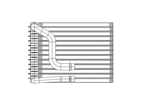 TYC 97226 A/C Evaporator Core; Rear - BMW | 64119134630 EV939724PFC