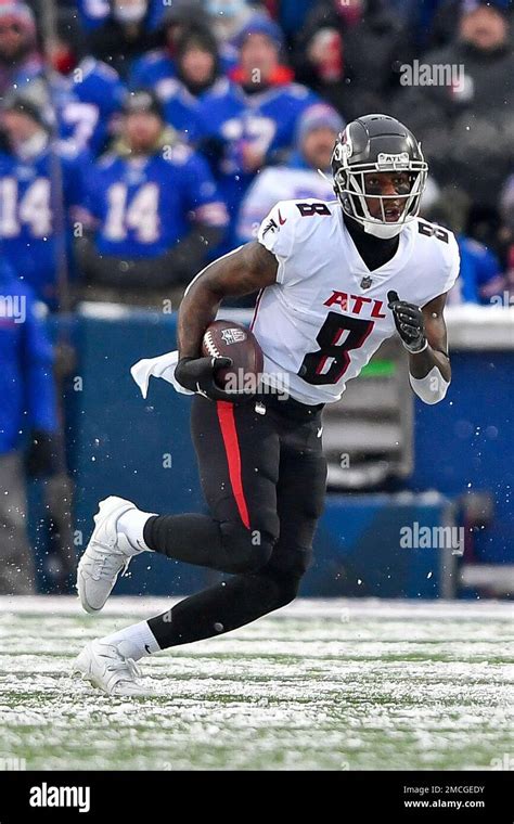 Atlanta Falcons Tight End Kyle Pitts Runs With The Ball During The