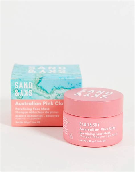 Sand And Sky Australian Pink Clay Porefining Face Mask 30g Asos