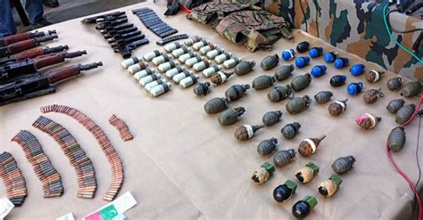 Huge Cache Of Arms And Ammunition Recovered