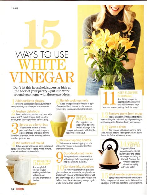 15 Uses for White Vinegar... | Natural cleaning recipes, Cleaning ...